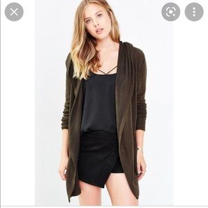 Silence + noise draped hoodie sweater